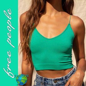 Free People Intimately Ribbed V-Neck Brami